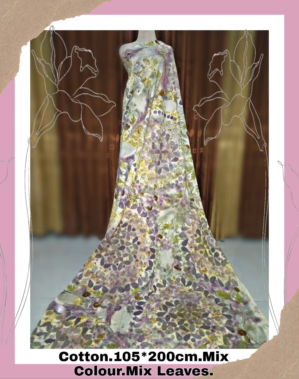 Kain Ecoprint Mix Leaves