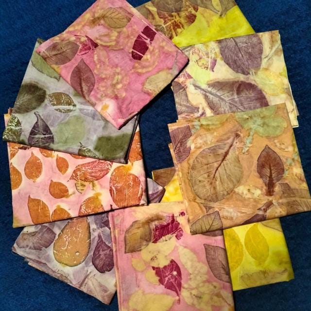 Kain Ecoprint Pewarna Alam