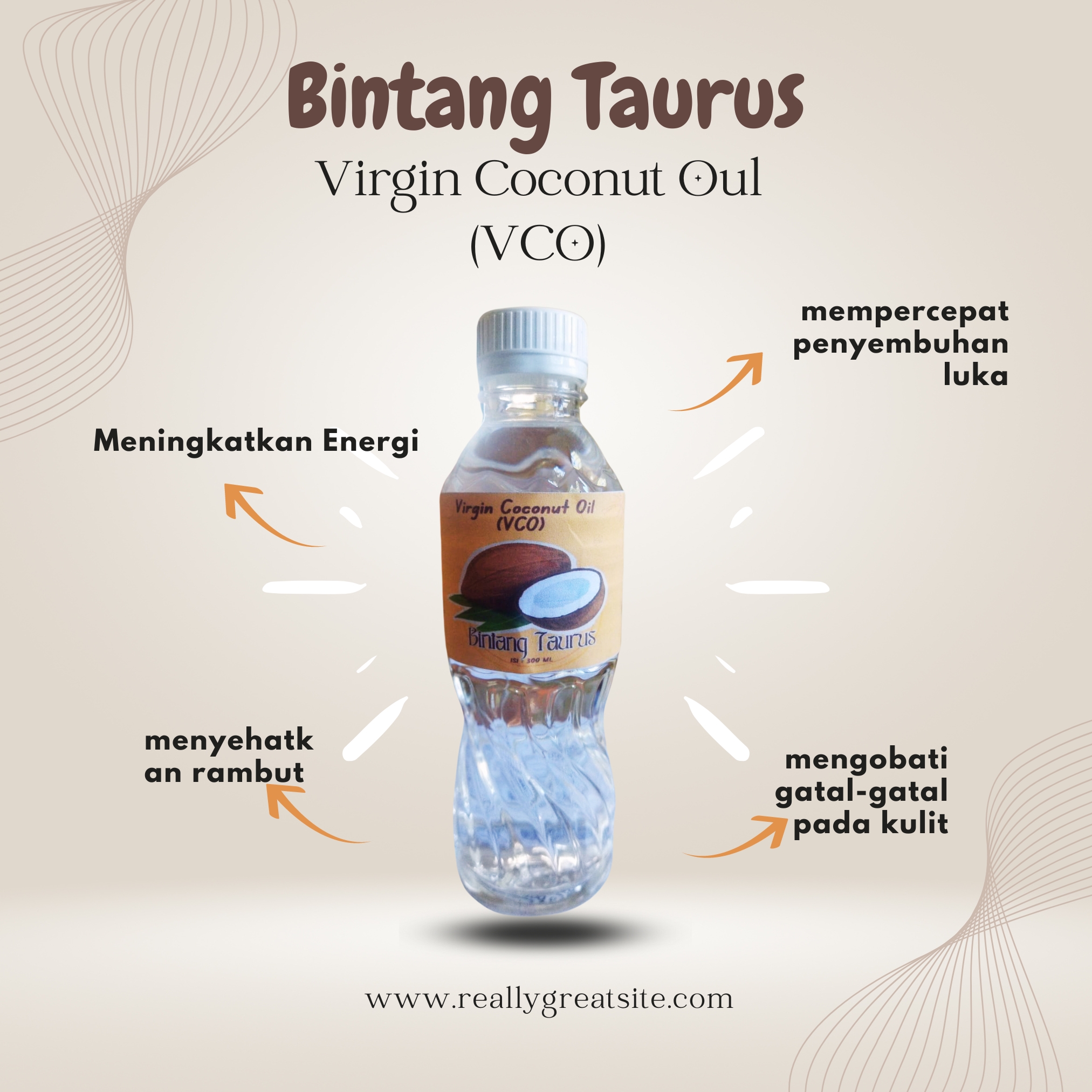 Bintang Taurus Virgin Coconut Oil (VCO)